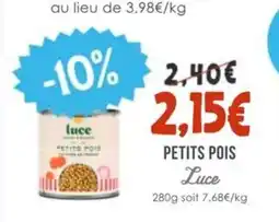 Naturalia LUCE Petits pois offre