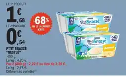 E.Leclerc P'tit Brassé Nestlé offre