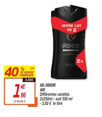 Netto Gel Douche Axe offre