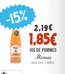 Naturalia MENEAU Jus de pommes offre
