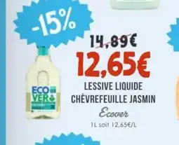 Naturalia ECOVER Lessive liquide chèvrefeuille jasmin offre