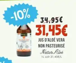 Naturalia NATUR ALOÉ Jus d'aloé vera non pasteurisé offre