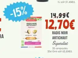Naturalia SUPERDIET Radis noir artichaut offre