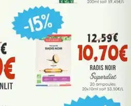 Naturalia SUPERDIET Radis noir offre