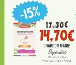 Naturalia SUPERDIET Chardon marie offre