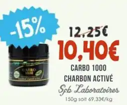 Naturalia SPB LABORATOIRES Carbo 1000 charbon activé offre