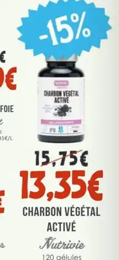 Naturalia NUTRIVIE Charbon végétal activé offre