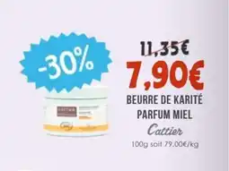 Naturalia CATTIER Beurre de karité parfum miel offre