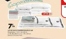 La Foir'Fouille Lot de sacs compresseurs d'air offre