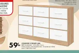 La Foir'Fouille Commode 9 tiroirs uma offre