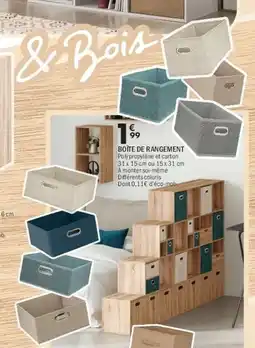 La Foir'Fouille Boîte de rangement offre