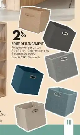 La Foir'Fouille Boîte de rangement offre