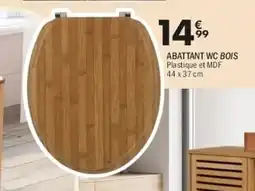 La Foir'Fouille Abattant wc bois offre