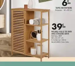La Foir'Fouille Meuble salle de bain avec étagère maya offre
