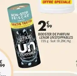 La Foir'Fouille Booster de parfum lenor unstoppables offre