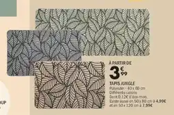 La Foir'Fouille Tapis jungle offre