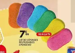 La Foir'Fouille Lot de 5 éponges réutilisables epongenio offre