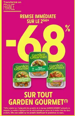 Intermarché Express GARDEN GOURMET Sur tout offre