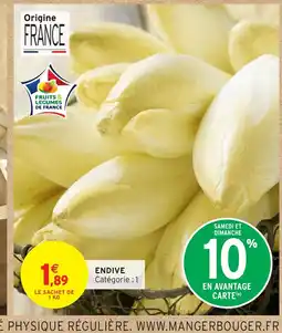 Intermarché Express Endive offre
