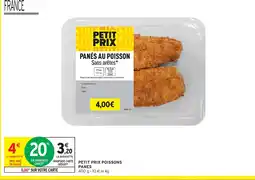 Intermarché Express Petit prix poissons panes offre