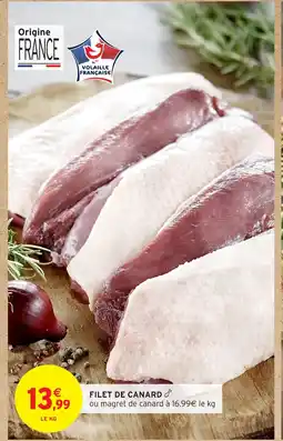Intermarché Express Filet de canard offre