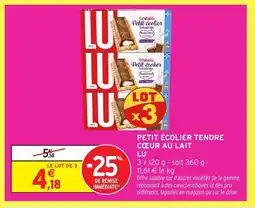 Intermarché Express LU Petit écolier tendre cœur au lait offre