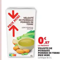 Bi1 Veloute de poireaux pommes de terre offre