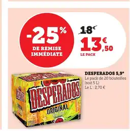 Bi1 DESPERADOS 5,9° offre