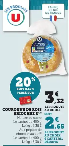 Bi1 Couronne de rois briochee u offre