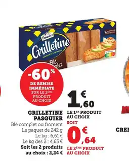 Bi1 PASQUIER Grilletine offre