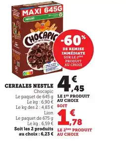 Bi1 CHOCAPIC Cereales nestle offre