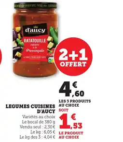 Bi1 D"AUCY Legumes cuisines offre