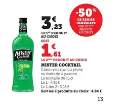 Bi1 MISTER COCKTAIL offre