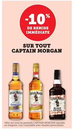 Bi1 CAPTAIN MORGAN Sur tout offre