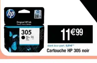 Cora x Carrefour Cartouche HP 305 Noir offre