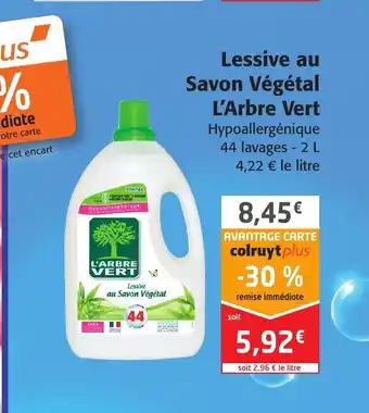 Colruyt Lessive Au Végétal L'Arbre Vert offre