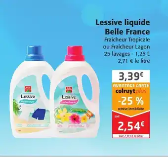 Colruyt Lessive Liquide Belle France offre