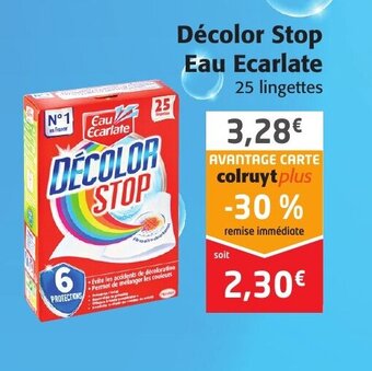 Colruyt Décolor Stop Eau Ecarlate offre