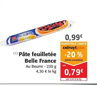 Colruyt Pate Feuilletée belle France offre
