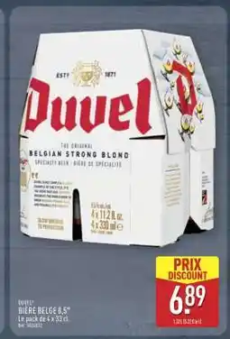 ALDI DUVEL BIÈRE BELGE 8,5° offre