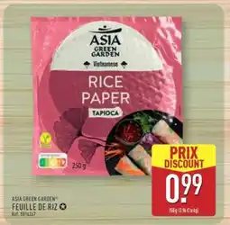 ALDI ASIA GREEN GARDEN FEUILLE DE RIZ offre