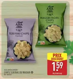 ALDI Asia Green Garden Chips Teriyaki ou Wasabi offre