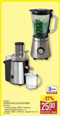 ALDI AMBIANO EXTRACTEUR À JUS OU BLENDER offre