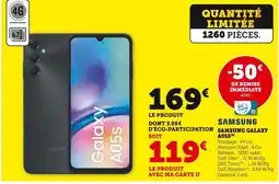 Hyper U Samsung galaxy a05s offre