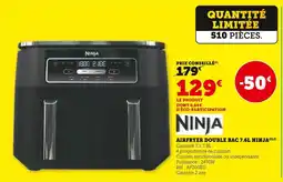 Hyper U Ninja airfryer double bac 7.6l offre