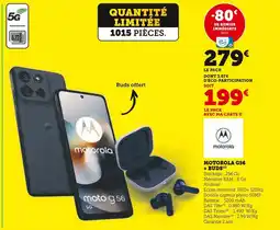 Hyper U Motorola g56 + buds offre