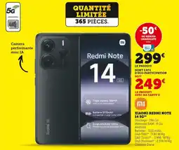 Hyper U Xiaomi redmi note 14 5g offre
