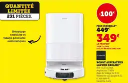 Hyper U Dreame robot aspirateur laveur offre