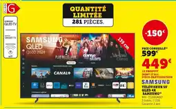 Hyper U Samsung téléviseur 55' qled 4k offre