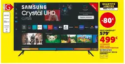 Hyper U Samsung téléviseur 65 uhd 4k offre